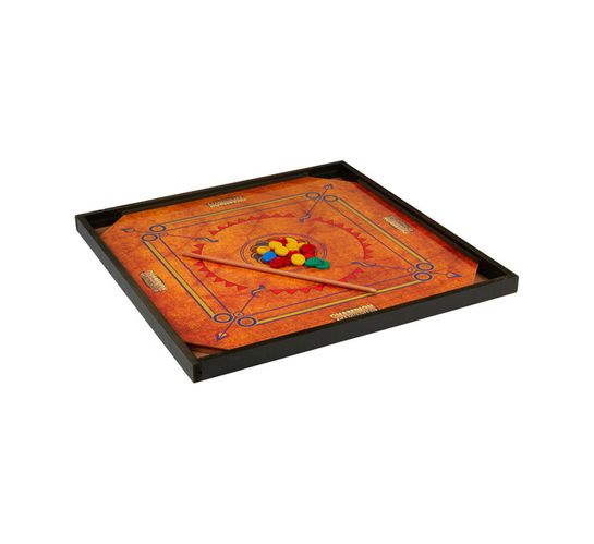 Shoot Champion Carrom Board, Cues and Discs 