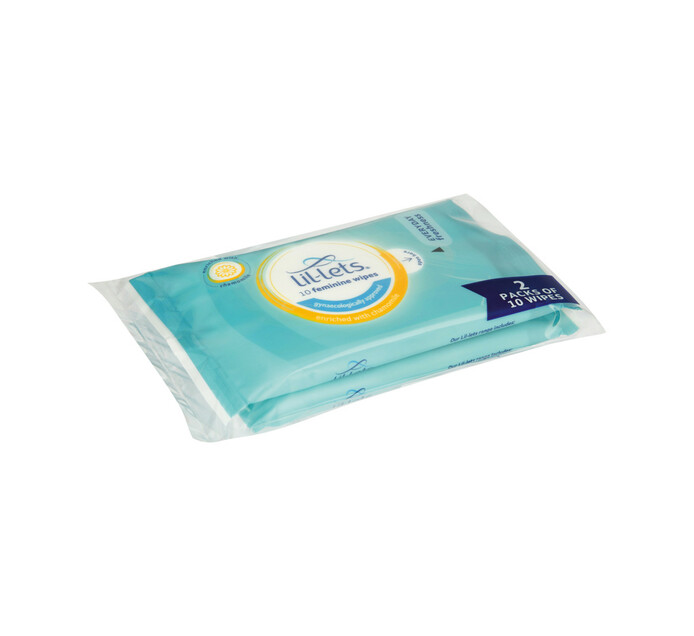 Lil-lets Intimate Care Wipes Chamomile (10 x 2's)