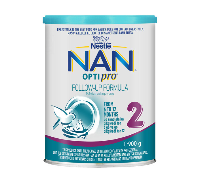 Nestle Nan Infant Milk Formula 2 Plus (1 x 900g)