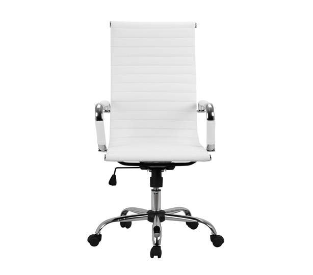 Studio Highback White PU Office Chair