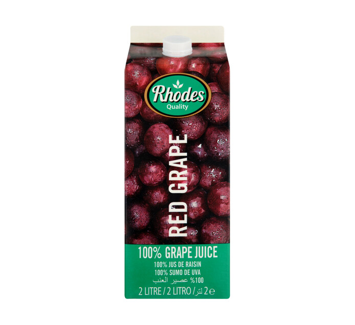 Rhodes 100 Fruit Juice Blend Red Grape (1 x 2l) Makro