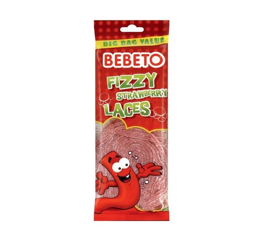 Bebeto Candy Fizzy Strawberry L (250 g)