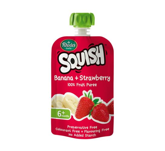 Rhodes Squish Infant Food Banana and Strawberry (1 x 110g)