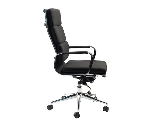 Studio Padded Black Office Chair Makro