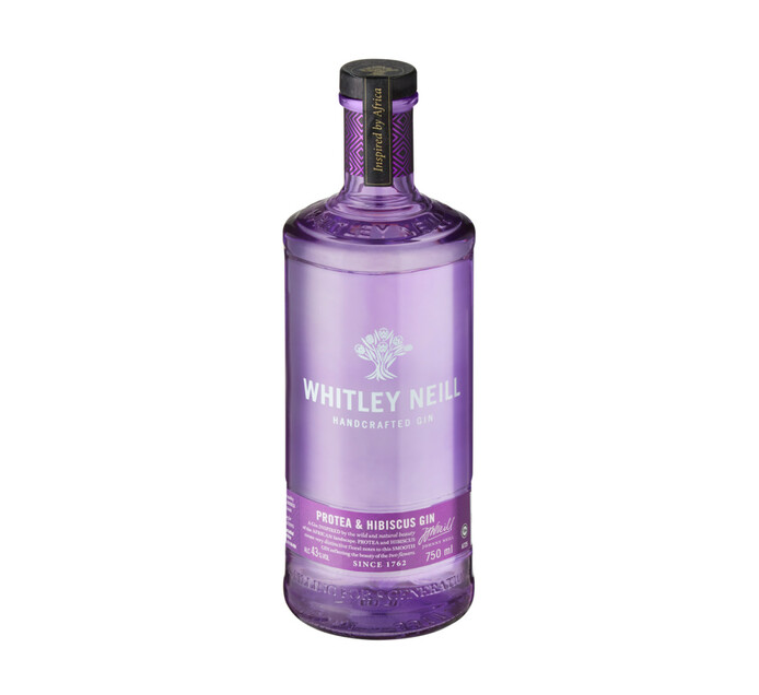 Whitley Neill Protea and Hibiscus Gin (1 x 750ml) Makro