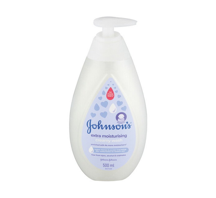 Johnson's Creamy Moisturizing Wash Wash (1 x 500ml) Makro