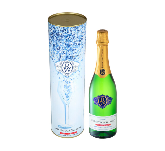 Robertson NonAlcoholic Sparkling Dry White (1 x 750ml) Makro