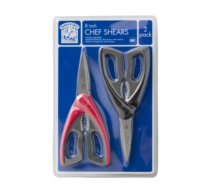 Bakers & Chefs 2 Pack Shears Cutlery Cutlery Cutlery and knives