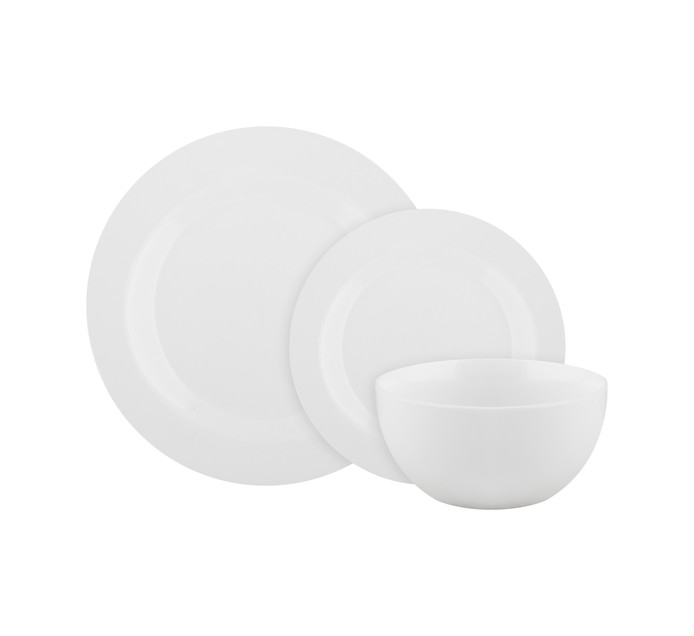Basic White 12Piece Dinner Set Crockery Sets Crockery Sets