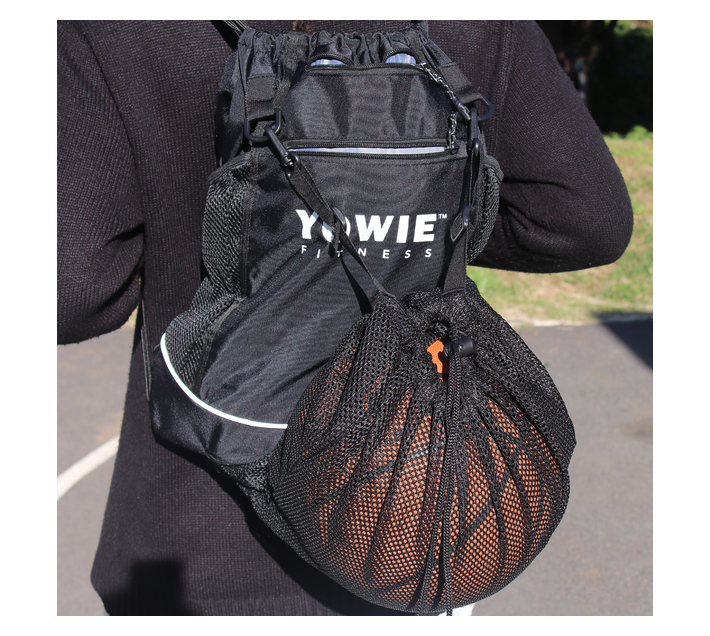 Yowie Ball Carrier Bag Drawstring Backpack with Mesh Ball