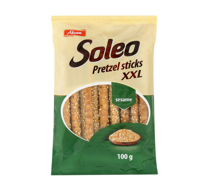 Soleo XXL Pretzel Sticks Sesame (100 g) Makro