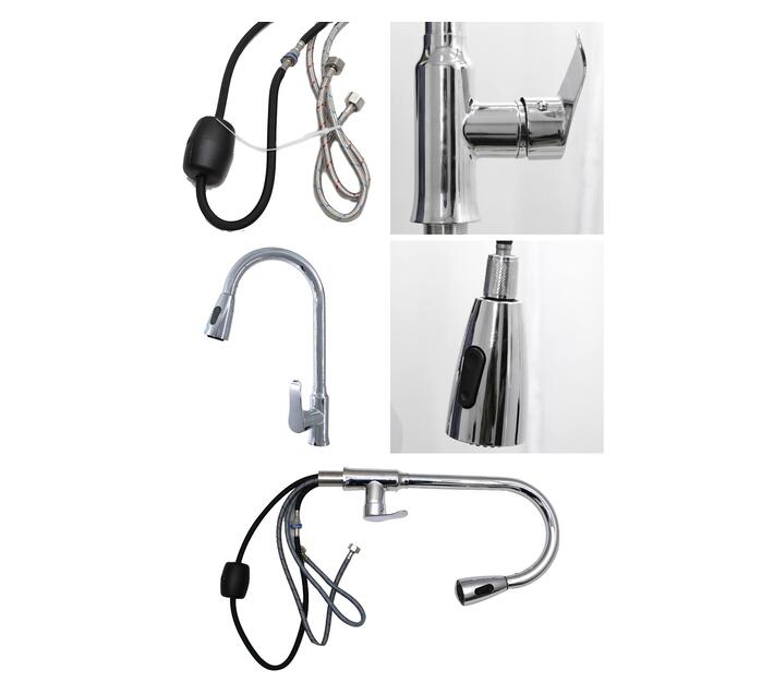 LMA Heavy Duty Kitchen Tap Mixer with SelfRetracting Pullout Faucet
