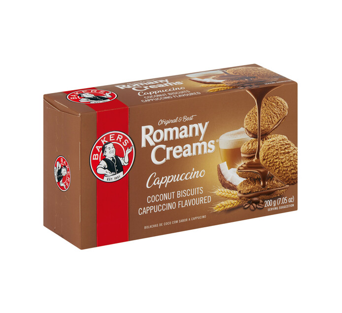 Bakers Romany Creams Biscuits Cappuccino (12 x 200g) Makro