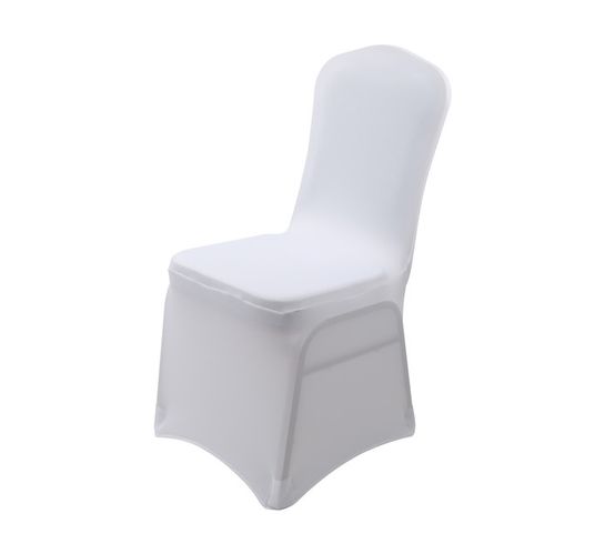 No Brand Universal Chair Cover White 
