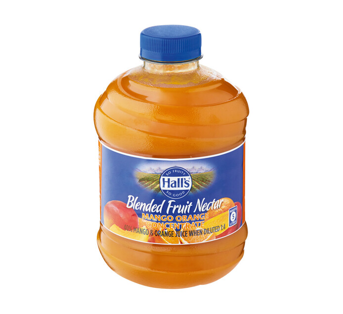 Halls Fruit Juice Mango Orange (1 x 1L) Makro