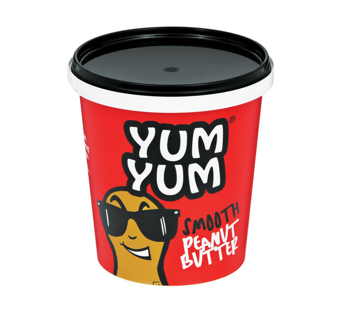 Yum Yum Peanut Butter Bucket Smooth (6 x 1kg) Catering Spreads