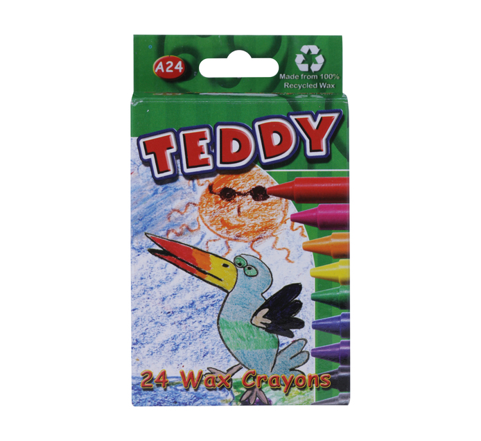 Teddy 24 Pack A Crayons 