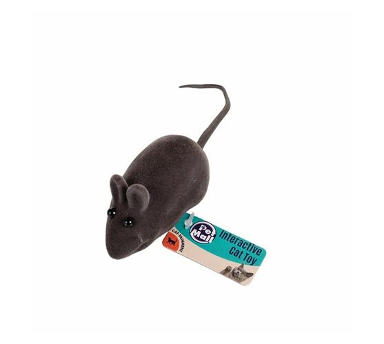 Pet Cat Toy Grey Mouse 5cm (Pack of 10)