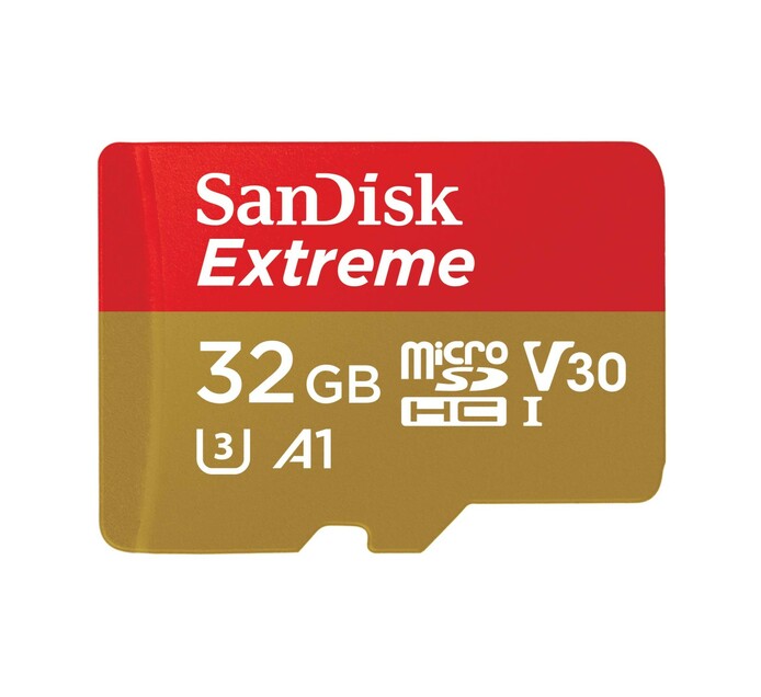 Sandisk Extreme Micro SDHC 32GB (100mb/s) V30 UHS-I U3 