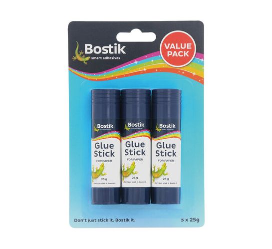 Bostik 25 g Glue Sticks 3-Pack 
