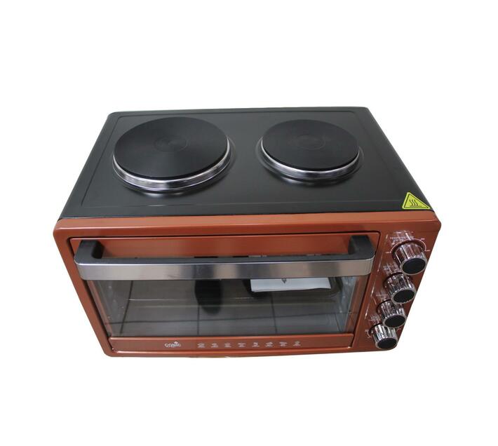 48L Mini Oven with 2 Cooking Hotplates Makro