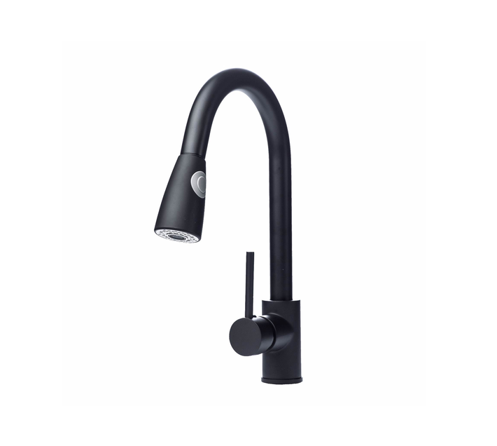 Trendy Taps Blackened Brass Extendable Kitchen Mixer + Pressure