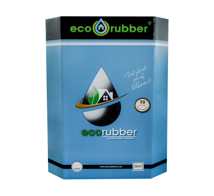 Eco Rubber 25 kg Waterproofing Kit Charcoal 