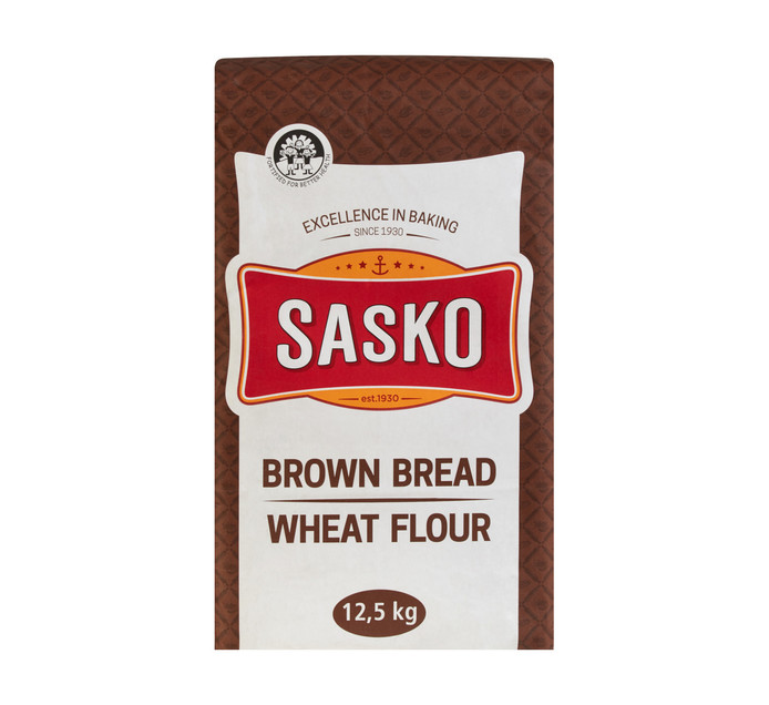 Sasko Brown Bread Wheat Flour (1 x 12.5kg) Makro