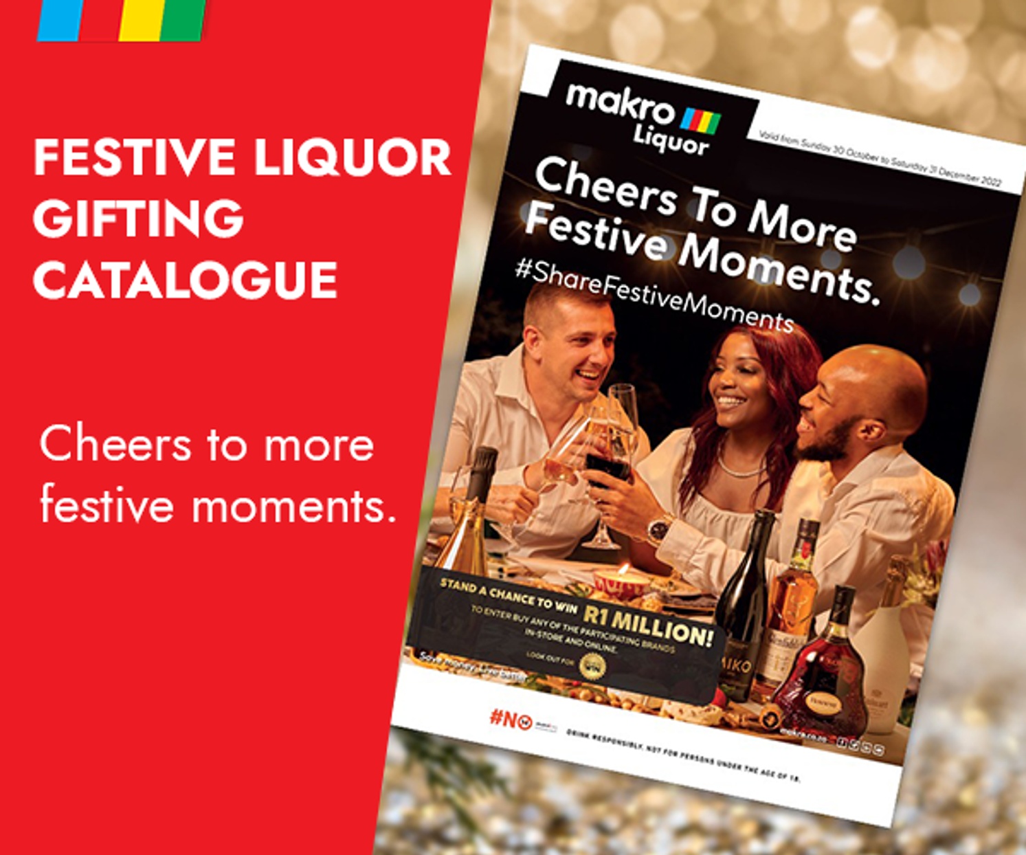 Celebrate with festive liquor deals. Online from Makro.